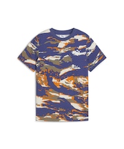 ボーイズ ESS カモ AOP 半袖 Tシャツ TR B 120-160cm