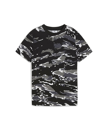 ボーイズ ESS カモ AOP 半袖 Tシャツ TR B 120-160cm
