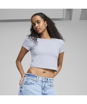 ウィメンズ デア トゥ テクスチャード ベビー 半袖 Tシャツ