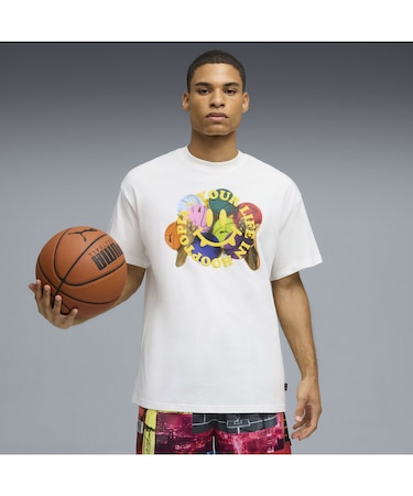 メンズ バスケットボール フートピア イズ ライフ 半袖 Tシャツ