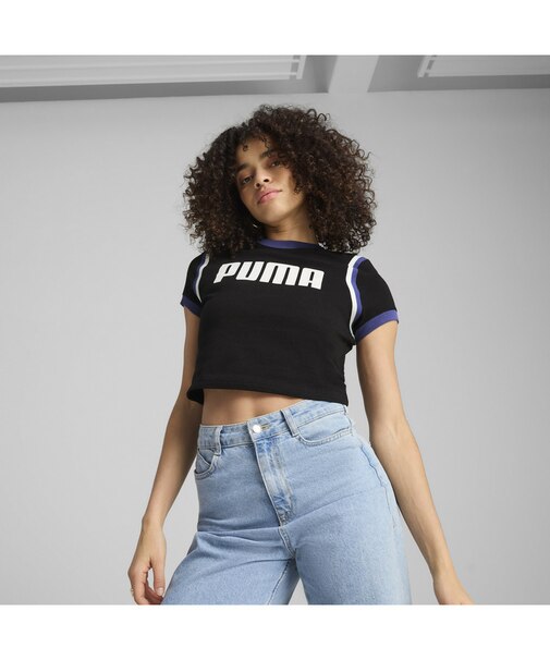 ウィメンズ フューチャー プーマ アーカイブ グラフィック ベビー 半袖 Tシャツ