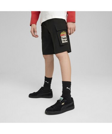 ボーイズ ミッド 90S カーゴ チノ ショーツ B 120-160cm