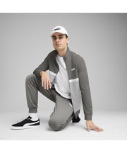 メンズ ポリ カラーブロック スーツ 上下セット