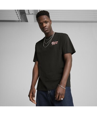 メンズ グラフィックス プーマ MOTO リラックス 半袖 Tシャツ