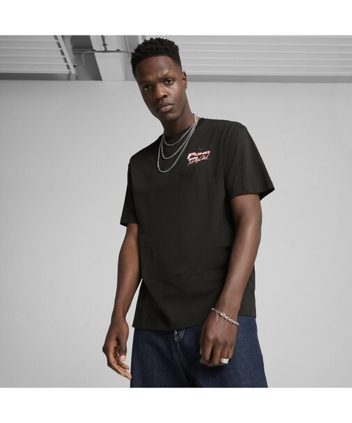 メンズ グラフィックス プーマ MOTO リラックス 半袖 Tシャツ