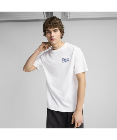 メンズ グラフィックス プーマ MOTO リラックス 半袖 Tシャツ