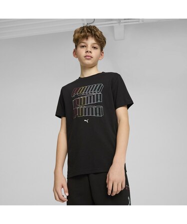 ボーイズ ESS ロゴ ラブ HOG 半袖 Tシャツ B 120-160cm