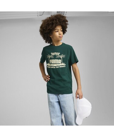 ボーイズ ミッド90S グラフィック 半袖 Tシャツ III B 120-160cm