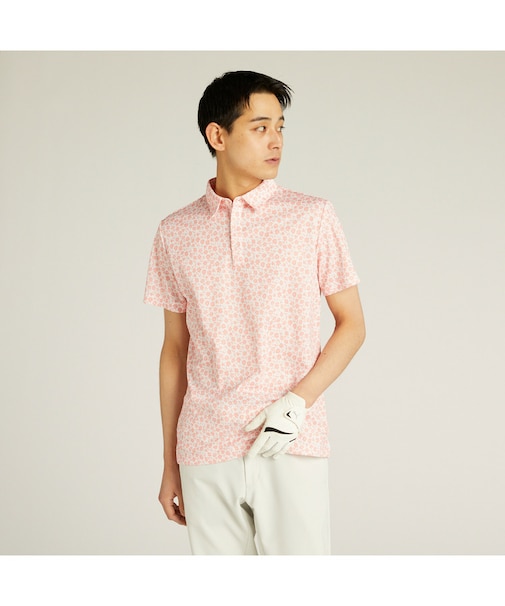 メンズ ゴルフ SB ボタニック AOP 半袖 ポロシャツ