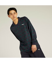 メンズ ワードローブ ESS+ フットボール チェック 半袖 シャツ