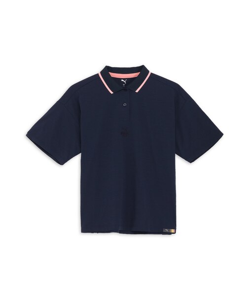 ウィメンズ ゴルフ FOG リブ カラー 半袖 ポロシャツ