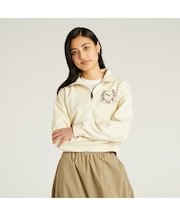 ウィメンズ ワードローブ ESS+ ハーフジップ スウェット