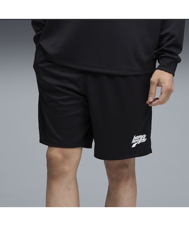 メンズ バスケットボール シンプル スモール ロゴ ショーツ