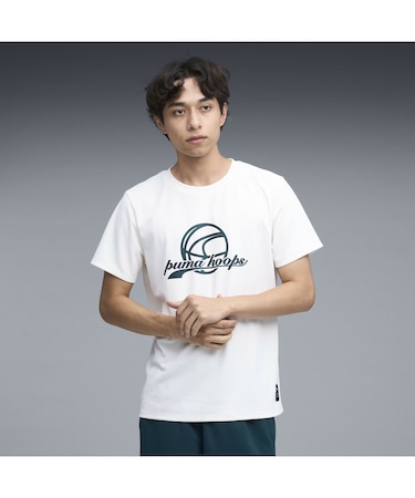 メンズ バスケットボール HOOPS グラフィック 半袖 Tシャツ