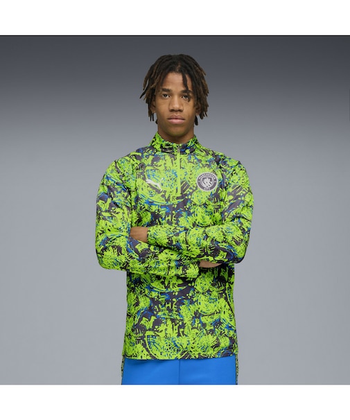 メンズ 2025-26 マンチェスターシティ FC プレマッチ クォータージップ トップ MCFC Warm Up 1/4 Zip Top