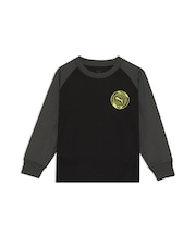 ボーイズ アクティブ スポーツ ポリ 長袖 Tシャツ 120-160cm