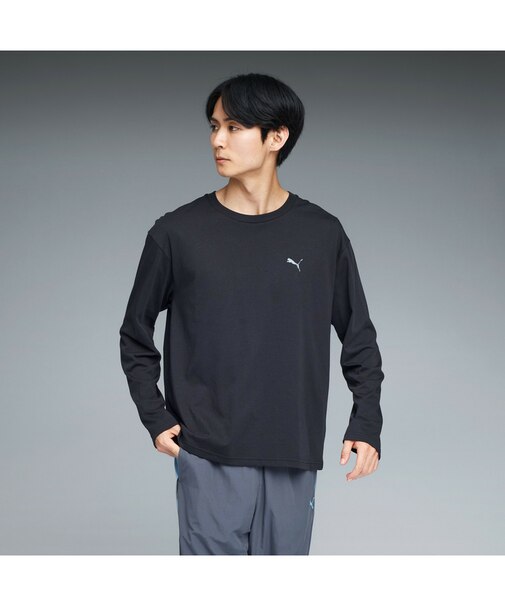 メンズ ESS MX リラックスド キャット 長袖 Tシャツ