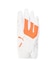 Bright White-Vibrant Orange