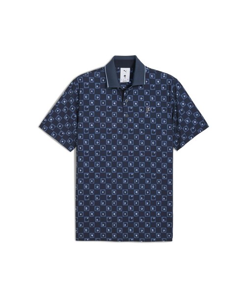 メンズ ゴルフ PUMA x PTC マイクロ 半袖 ポロシャツ