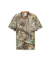 メンズ ゴルフ PUMA x REALTREE カモ 半袖 ポロシャツ