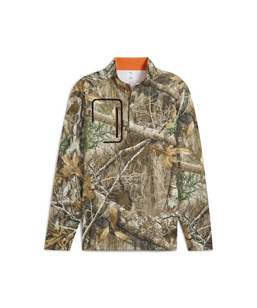 メンズ ゴルフ PUMA x REALTREE クォータージップ トップス