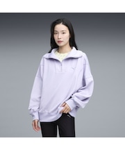 ウィメンズ トレーニング トレイン エッジ ニット ハーフジップ トップ