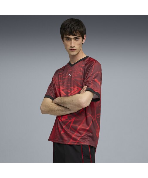 ユニセックス プーマテック-X AOP リラックスド フットボール 半袖 Tシャツ PUMATECH-X Football Jersey