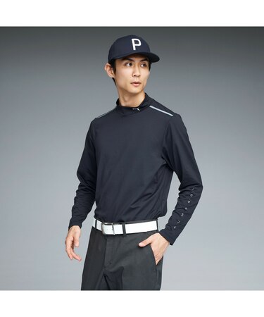 メンズ ゴルフ PB ハイネック 長袖 シャツ