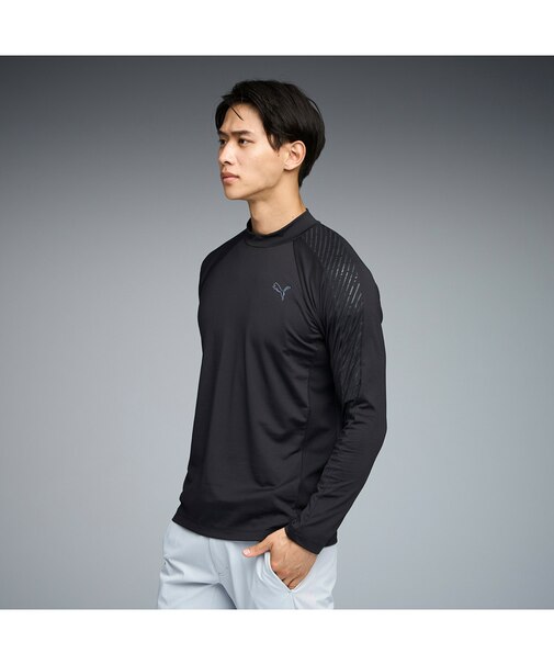 メンズ ゴルフ シャドウキャット ハイネック 長袖 シャツ