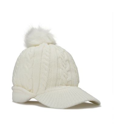 ウィメンズ ゴルフ メタルキャット ニットバイザー キャップ W METAL CAT KNIT VISOR CAP