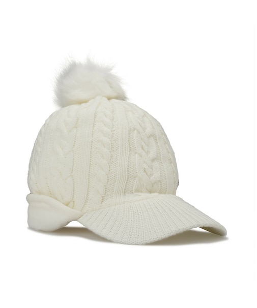 ウィメンズ ゴルフ メタルキャット ニットバイザー キャップ W METAL CAT KNIT VISOR CAP