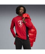 メンズ フェラーリ ライフスタイル ジャージー 長袖 Tシャツ