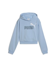 ガールズ ESS 2 カラー NO.1 ロゴ ショート レングス フーディ 120-160cm