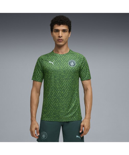 メンズ 2025-26 マンチェスターシティ FC プレマッチ 半袖 シャツ