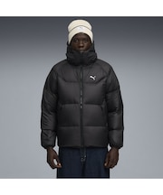 メンズ フーデット パッファー ダウン ジャケット