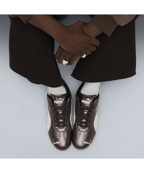 ユニセックス スピードキャット メタリック スニーカー