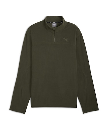 メンズ ランニング ウィンター テック ポーラー フリース クォータージップ ジャケット