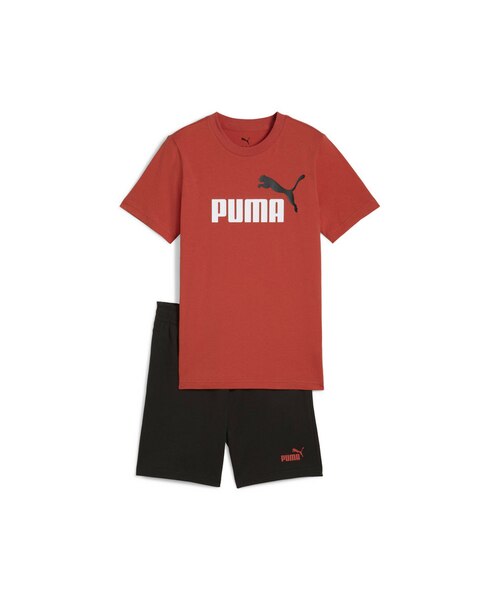 Puma シャツとショーツ セット L ボーイズ ESS 2 カラー NO. 1 ロゴ 半袖 Tシャツ アンド ショーツ
