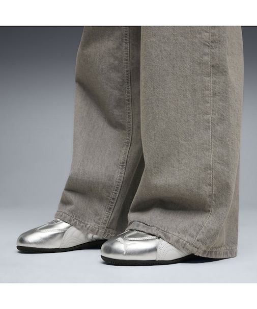 ウィメンズ スピードキャット シルバー スニーカー