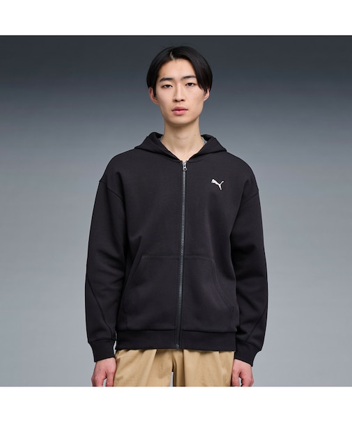 ユニセックス ジップ パーカー エンブロイダリー キャット ZIP PARKA EMBROIDERY CAT