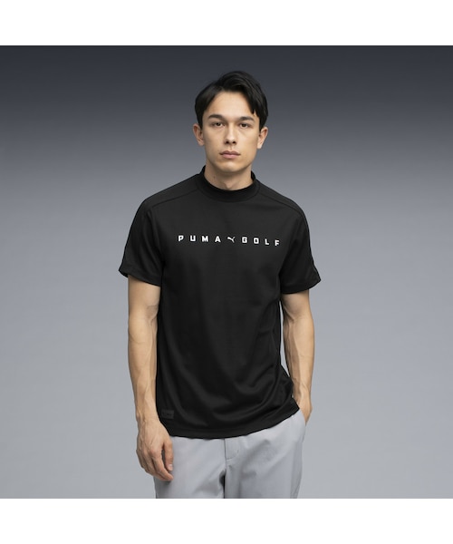 メンズ ゴルフ PB ロゴ モックネック 半袖 シャツ LOGO MOCKNECK S/S