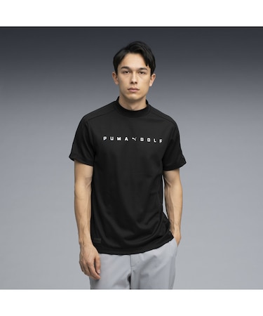 メンズ ゴルフ PB ロゴ モックネック 半袖 シャツ LOGO MOCKNECK S/S