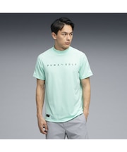 メンズ ゴルフ PB ロゴ モックネック 半袖 シャツ LOGO MOCKNECK S/S