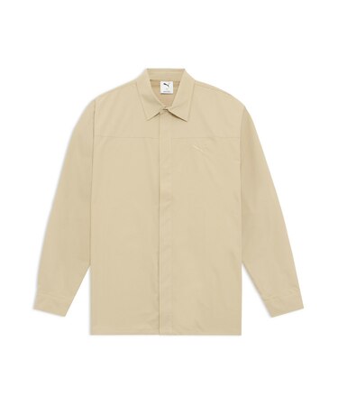 メンズ ESS エレベーテッド ウーブン 長袖 シャツ WOVEN SHIRT JACKET