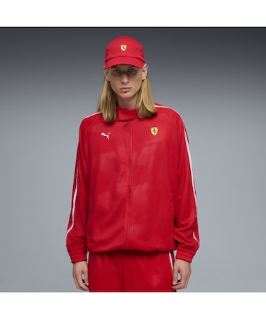 メンズ フェラーリ T7 オーバーサイズ トラックジャケット Ferrari T7 Oversized Jkt