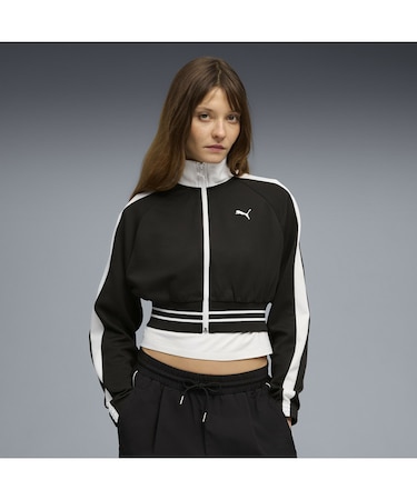 ウィメンズ T7 ピケ リラックスド クロップド トラックジャケット T7 Pique Cropped Jacket