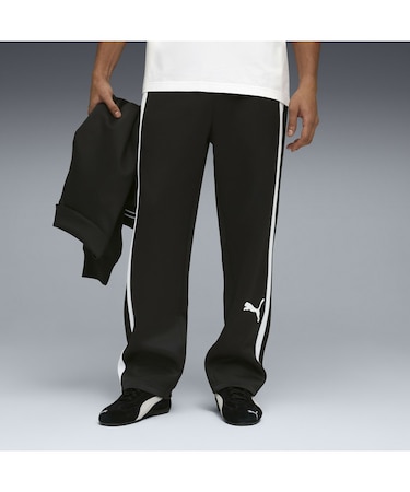 メンズ T7 リラックスド ビッグ キャット オープン トラックパンツ T7 Relaxed Track Pants