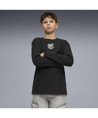 ボーイズ ミッド90S SP リラックスド 長袖 Tシャツ B 120-160cm MID90s Longsleeve Tee