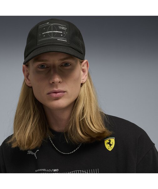 ユニセックス フェラーリ ライフスタイル トラッカー キャップ FERRARI LIFESTYLE TRUCKERCap