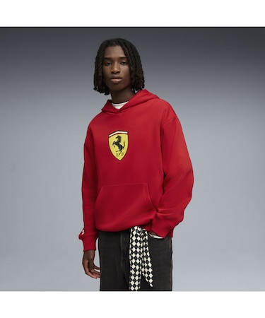 メンズ フェラーリ シールド フーディー Ferrari Shield Hoodie